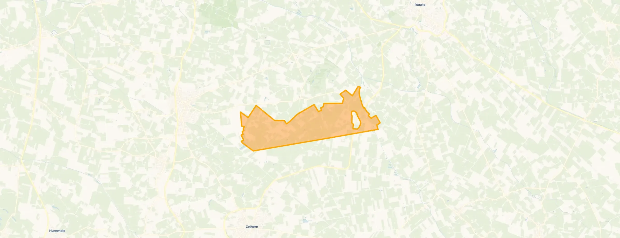 Buurt Verspreide huizen Zuidelijk bosgebied, Hengelo (Ge)