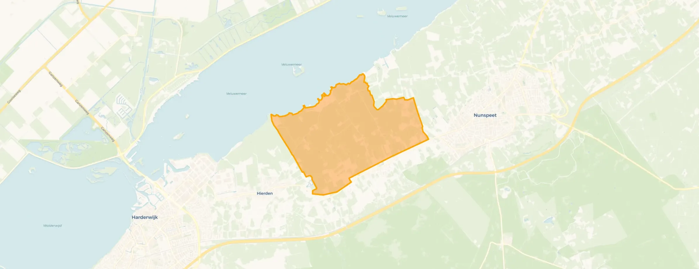 Buurt Verspreide huizen Zuiderzeeland Hulshorst, Hulshorst