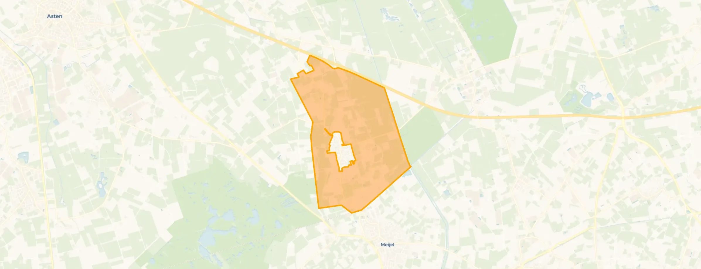 Buurt Verspreide woningen bij Neerkant, Neerkant