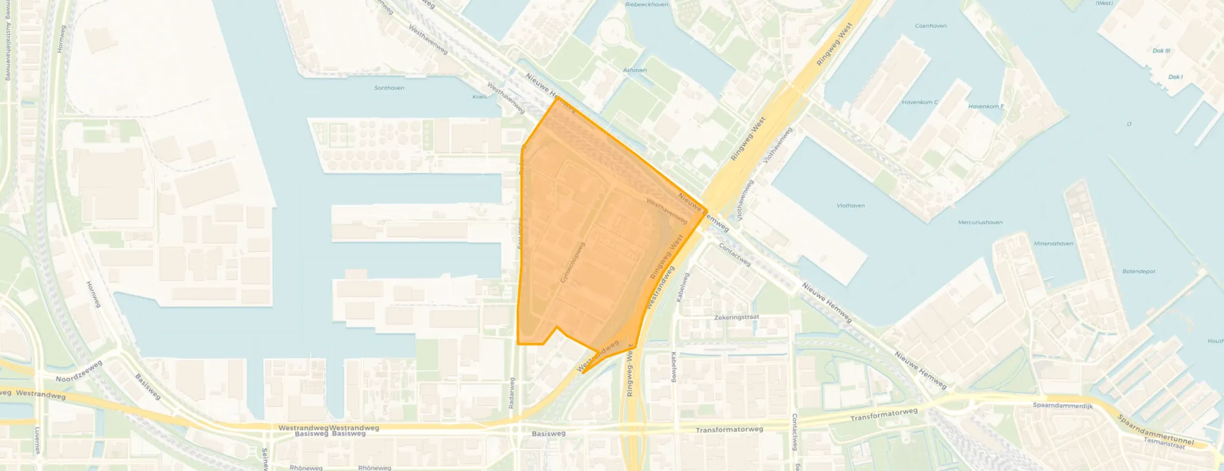 Kaart van Vervoerscentrum