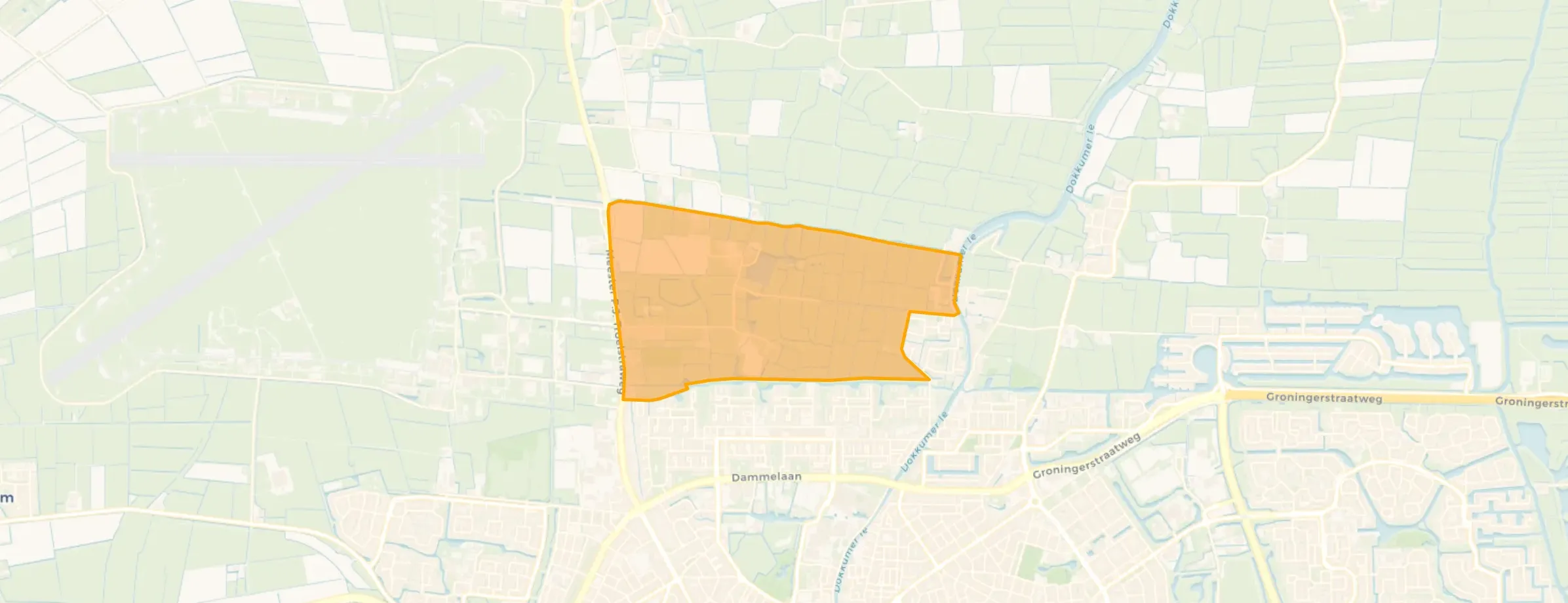 Vierhuisterweg en omgeving