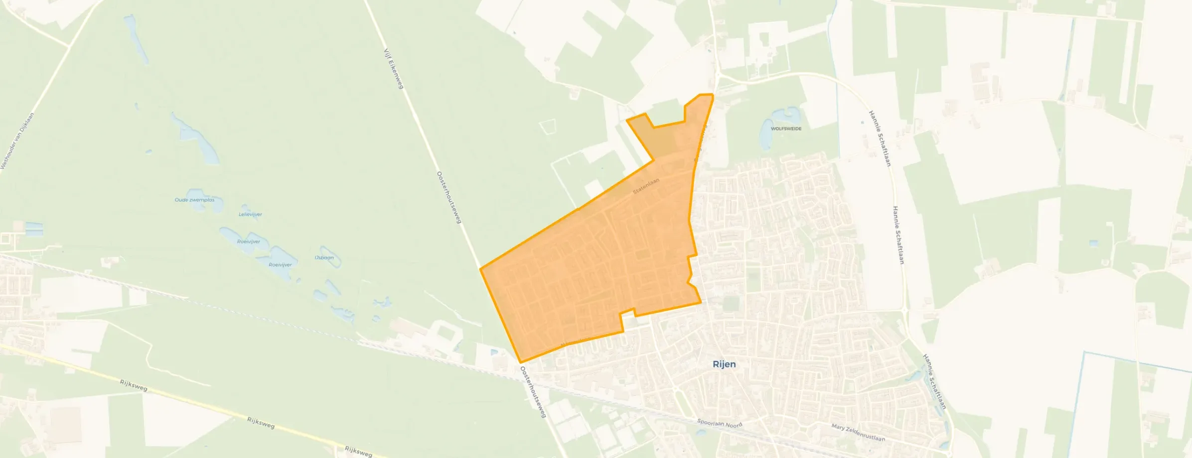 Buurt Vijf Eiken, Rijen