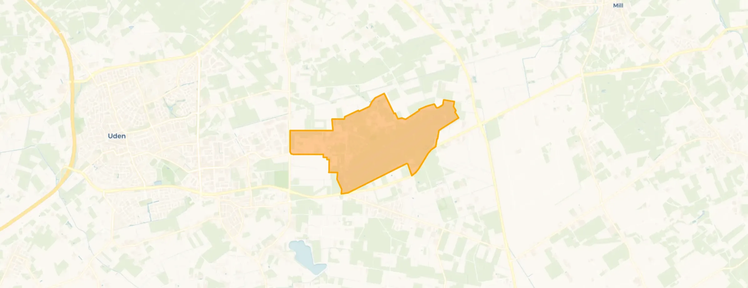 Kaart van Vliegbasis Volkel