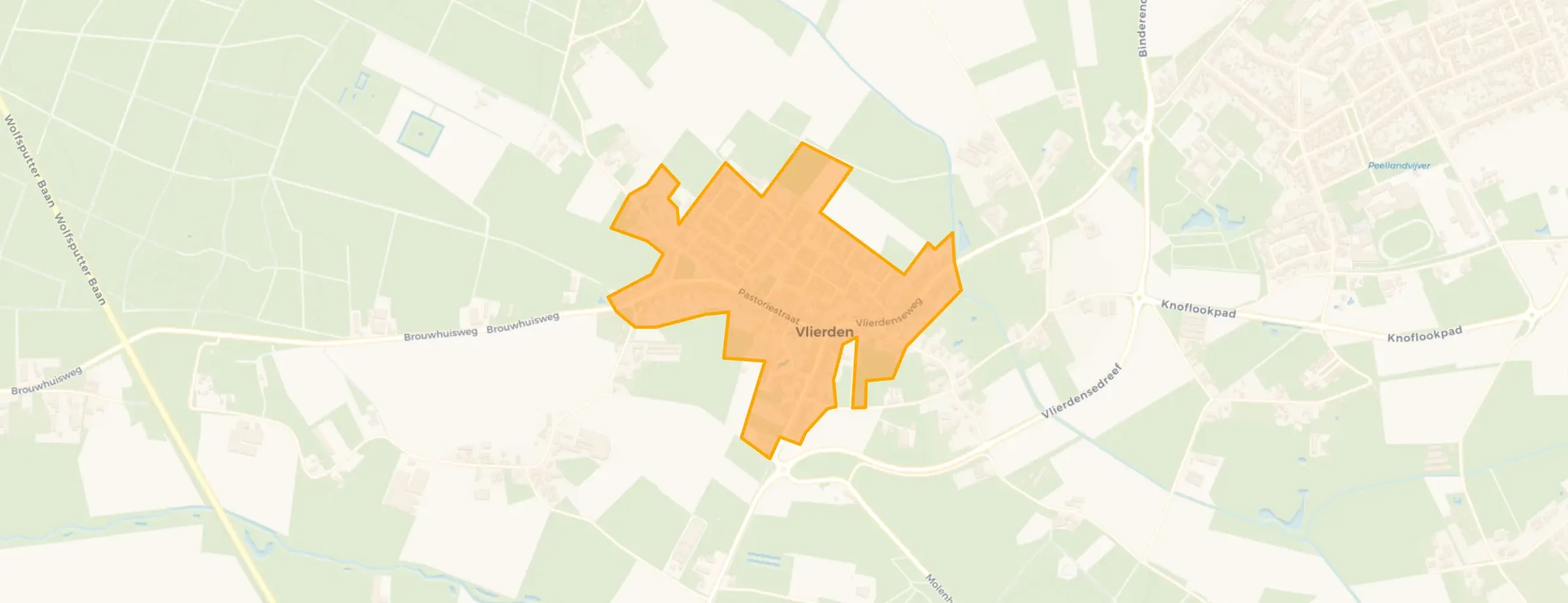 Buurt Vlierden kern, Vlierden