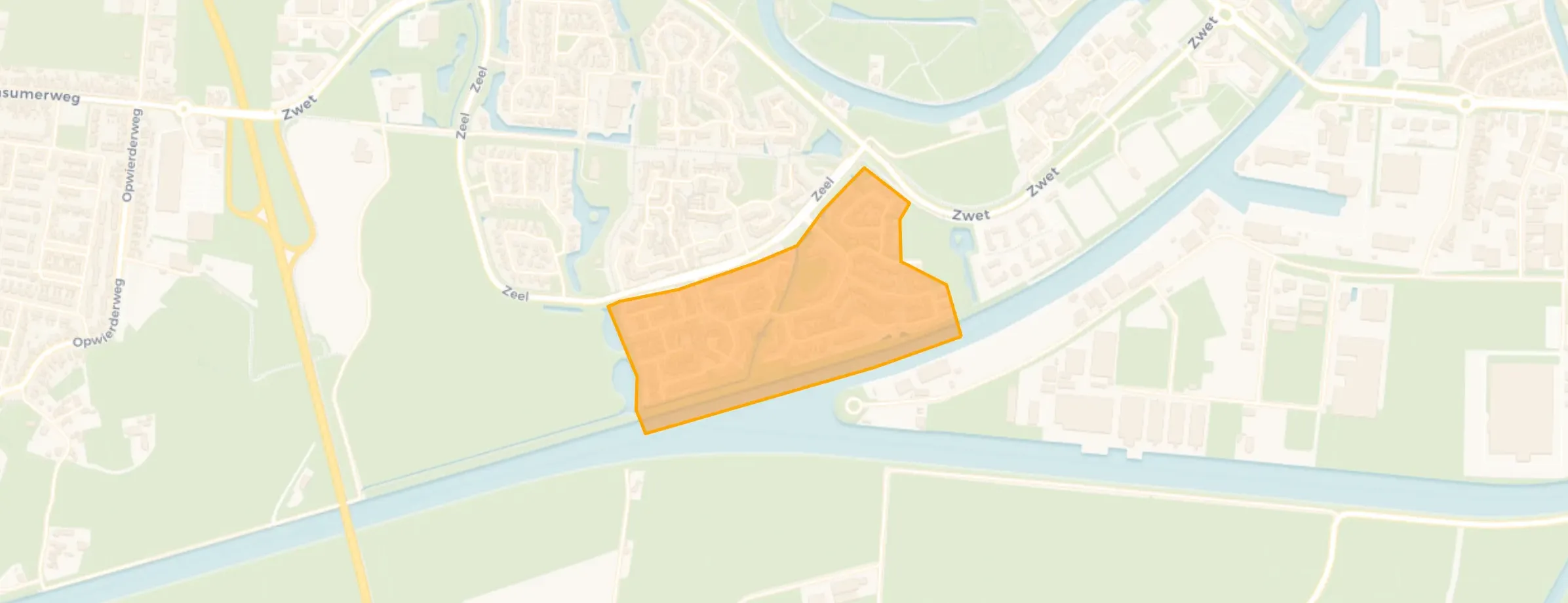 Kaart van Vogelbuurt