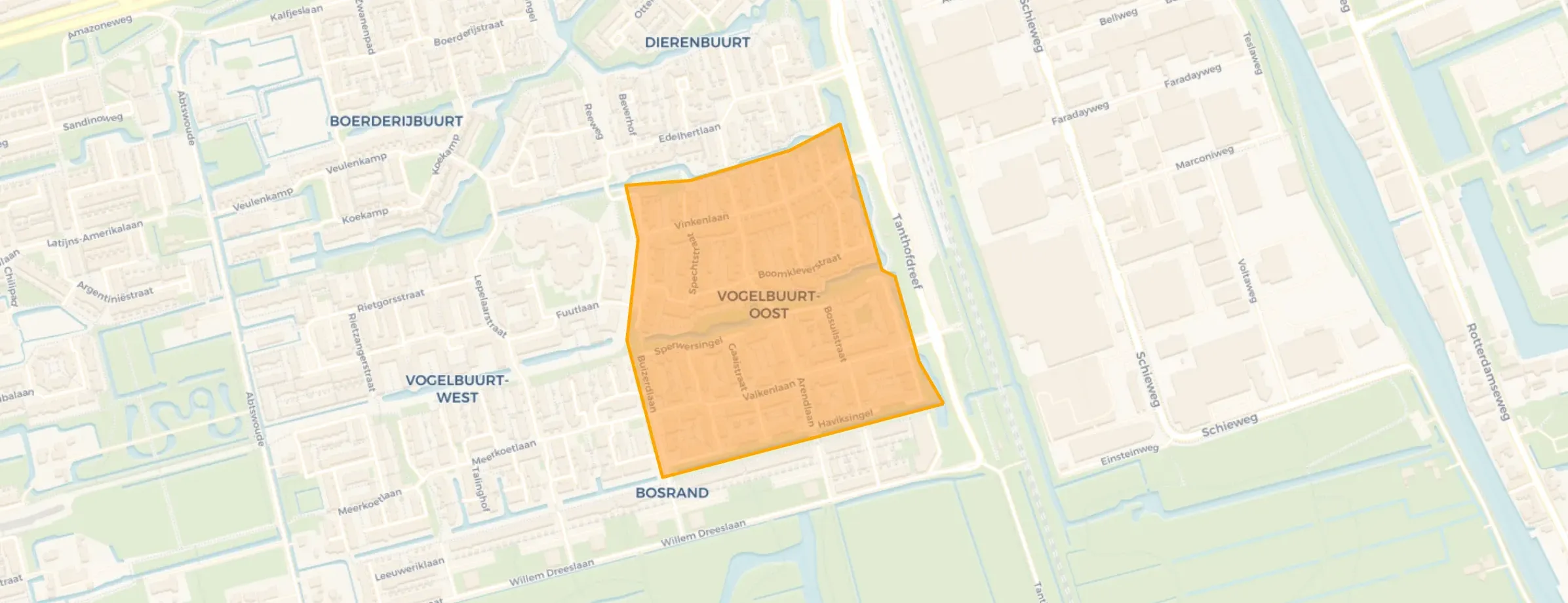 Buurt Vogelbuurt-Oost, Delft