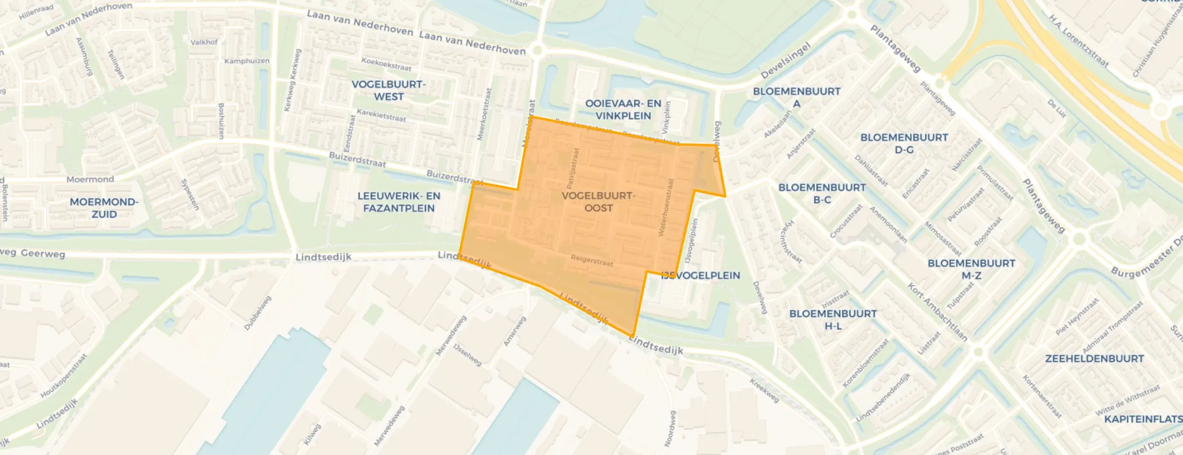 Buurt Vogelbuurt-Oost, Zwijndrecht