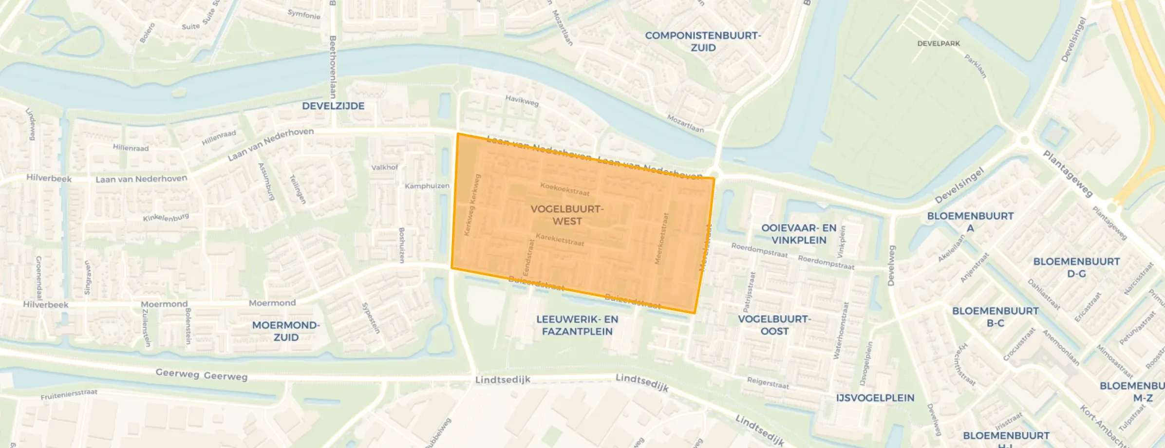 Buurt Vogelbuurt-West, Zwijndrecht