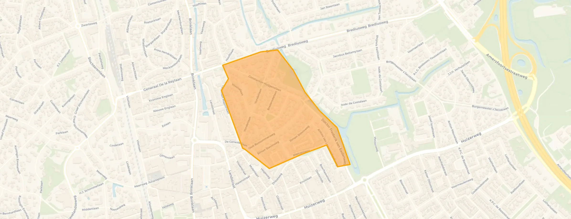Buurt Vondellaan, Bussum