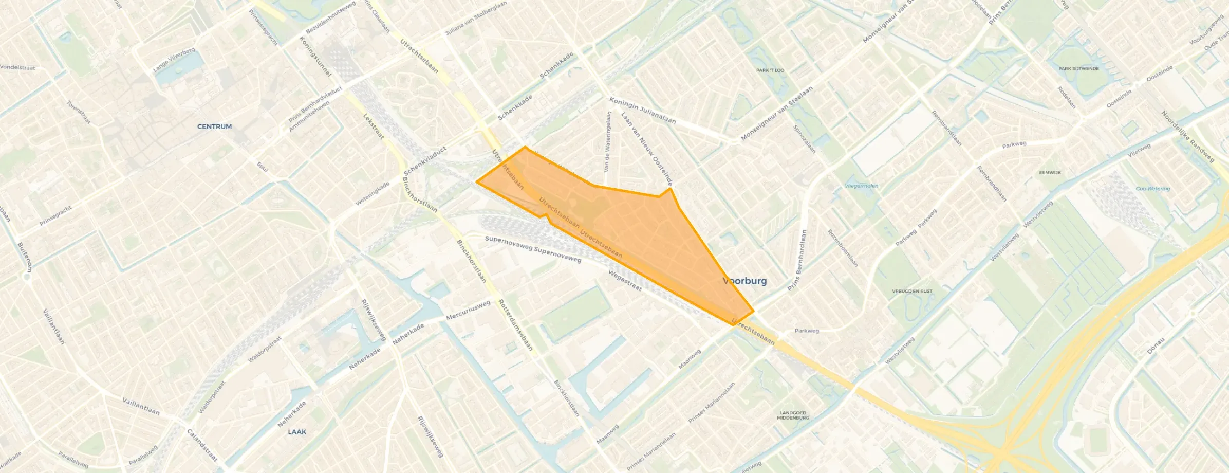 Buurt Voorburg Noord zuid, Voorburg