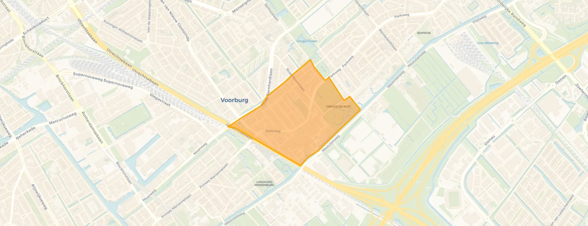 Buurt Voorburg Oud zuid, Voorburg