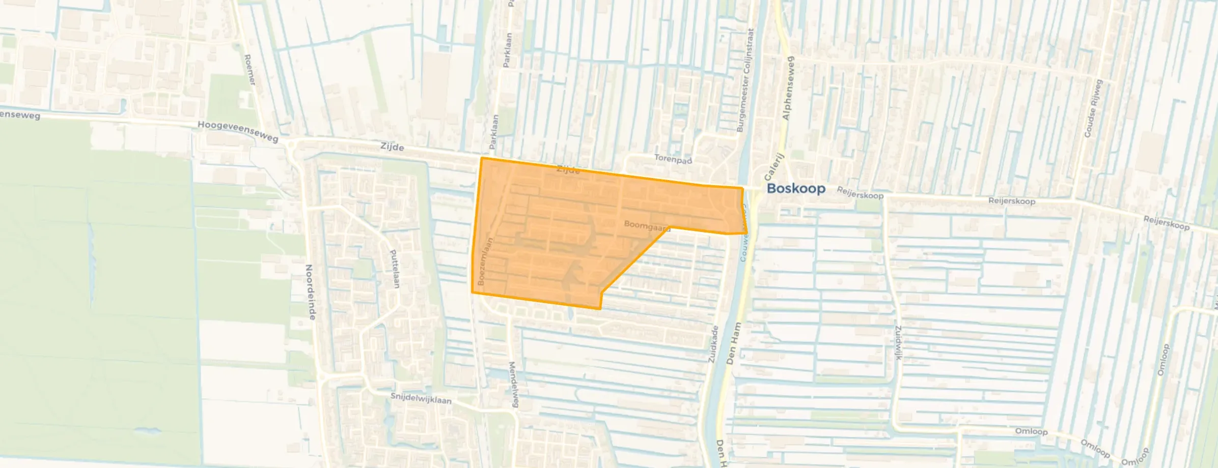 Kaart van Voorofschebuurt