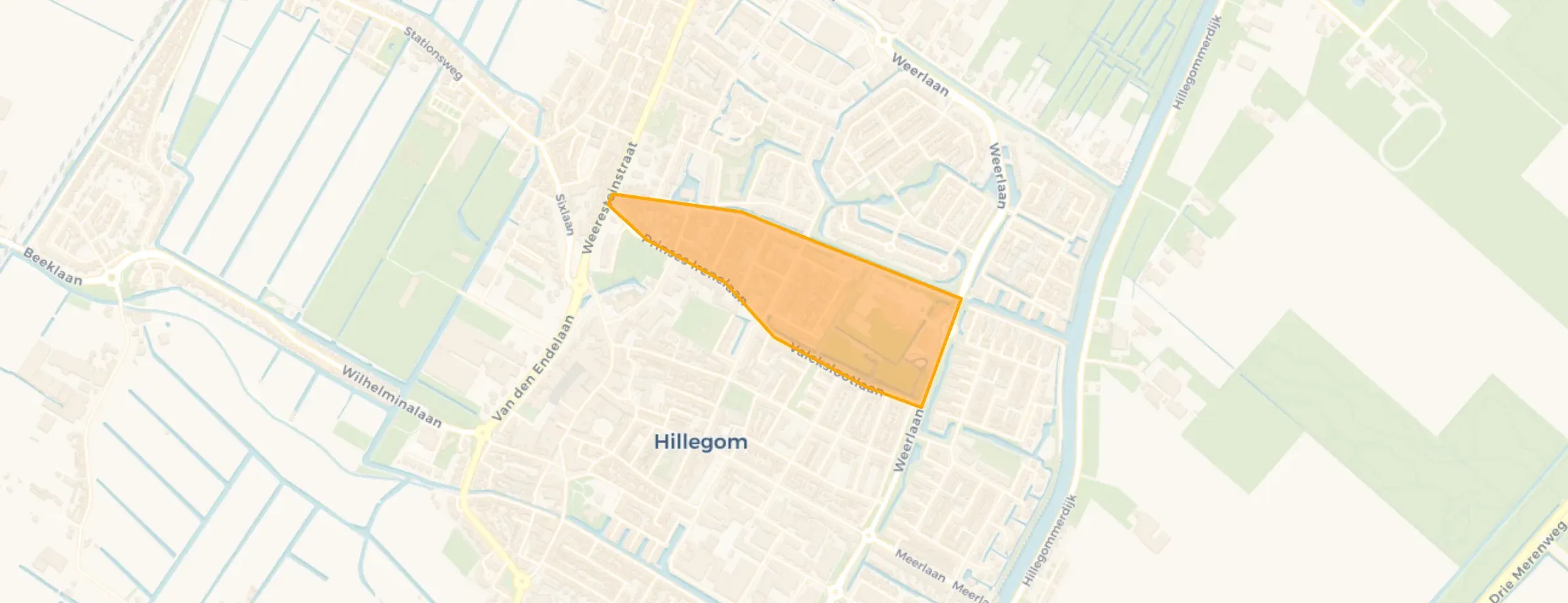 Kaart van Vosselaankwartier