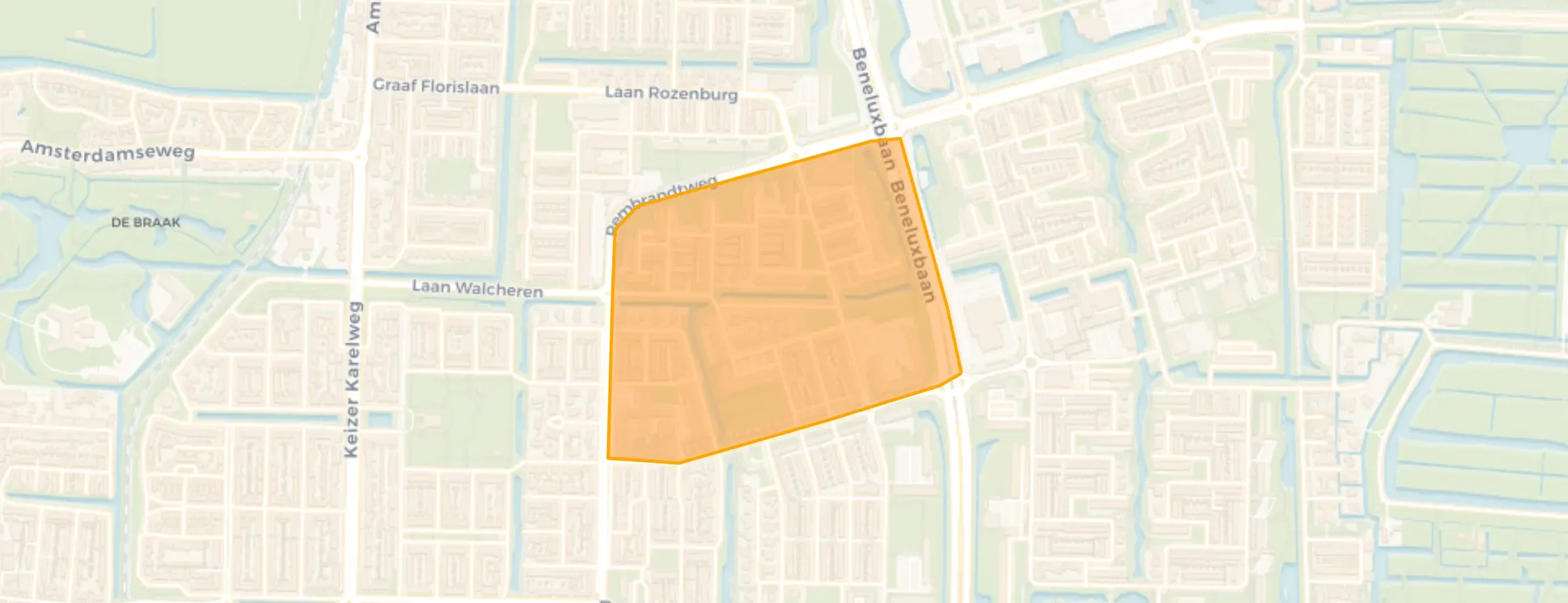 Buurt Vredeveldbuurt, Amstelveen