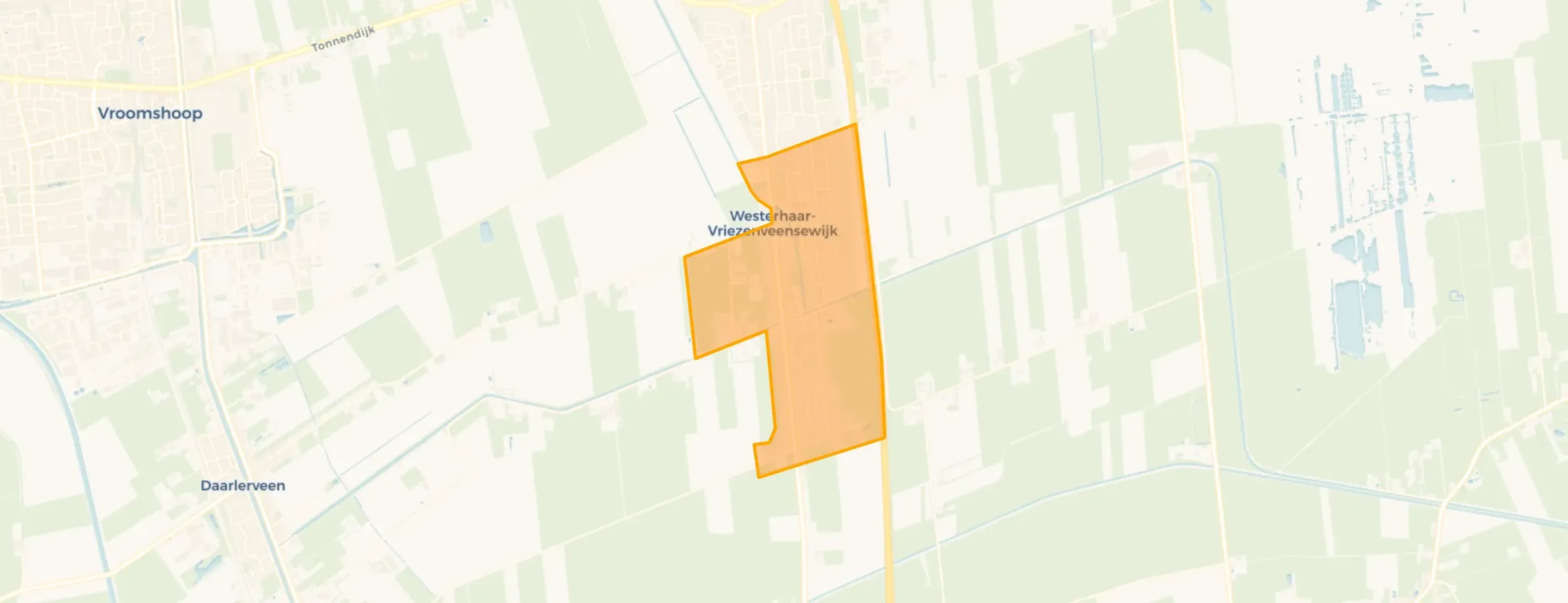 Kaart van Vriezenveensewijk