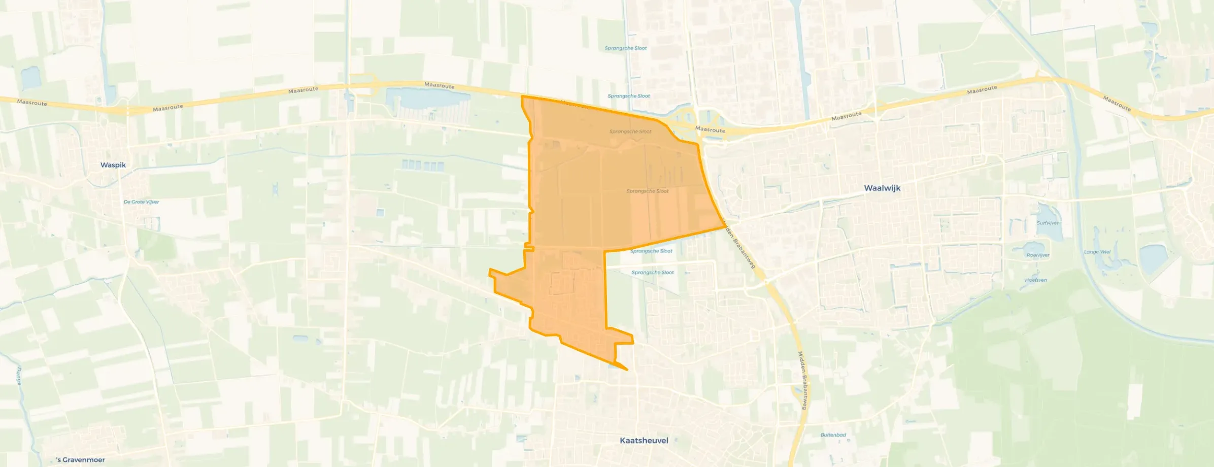 Buurt Vrijhoeve, Sprang-Capelle