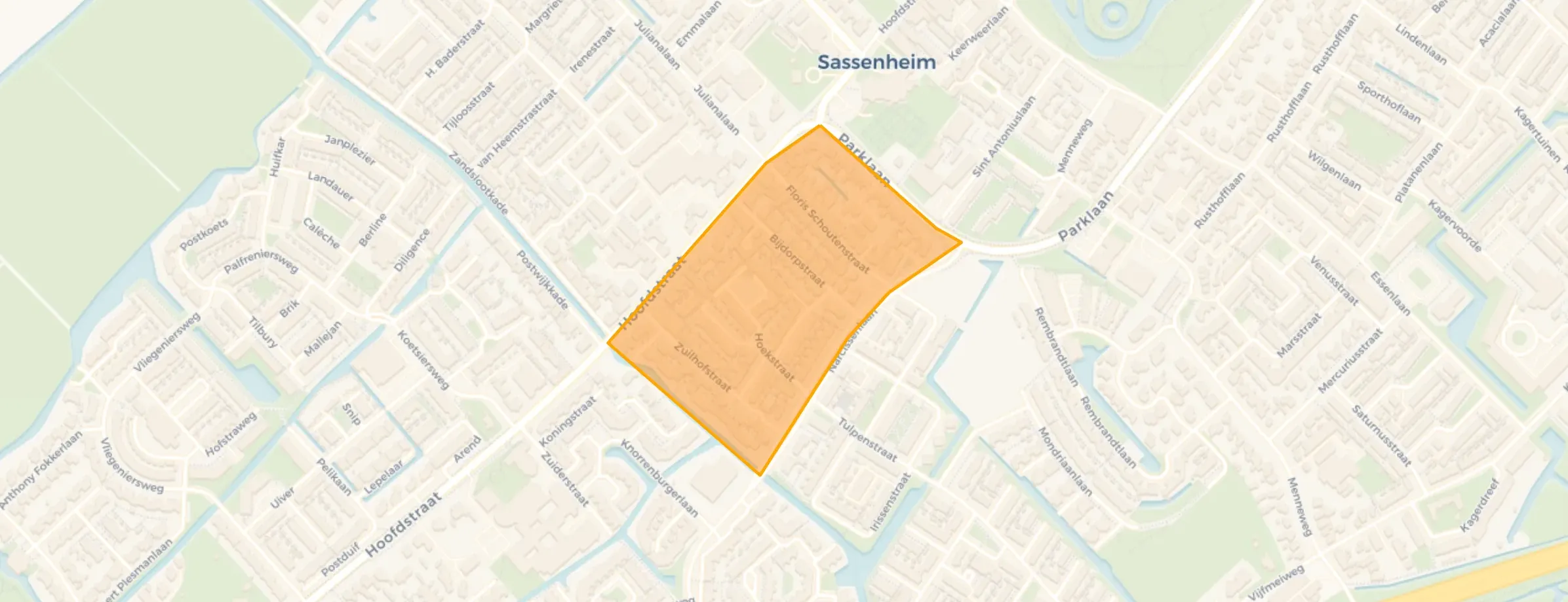 Buurt Vrouwenpolderbuurt, Sassenheim