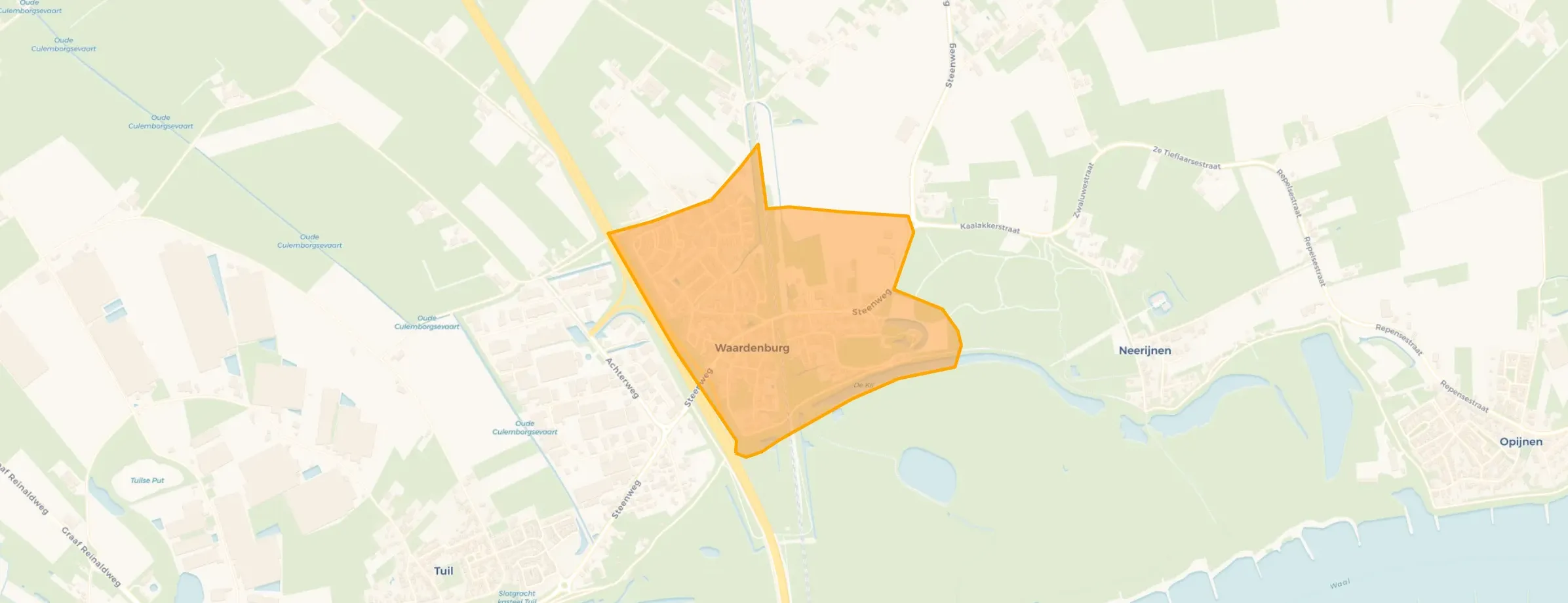 Buurt Waardenburg, Waardenburg