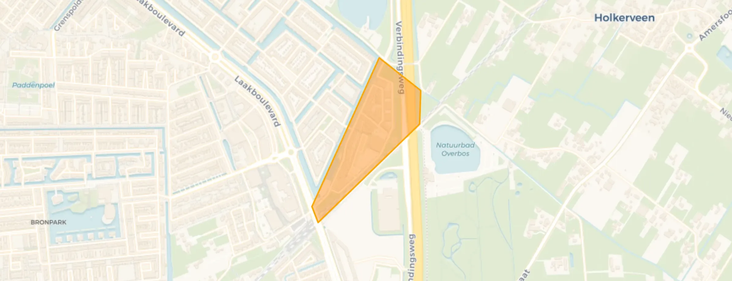 Kaart van Waddeneilandenbuurt