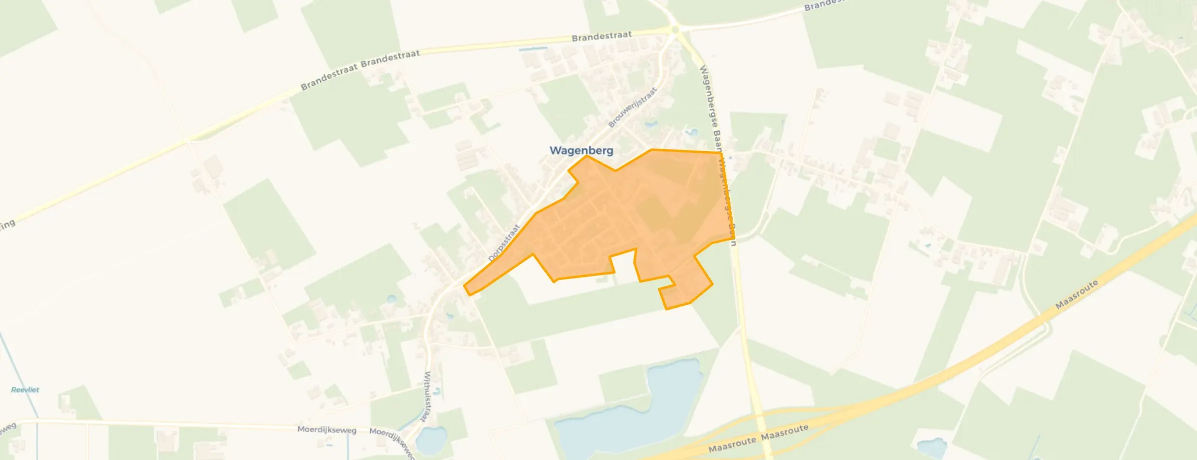 Wagenberg zuidoost in Drimmelen