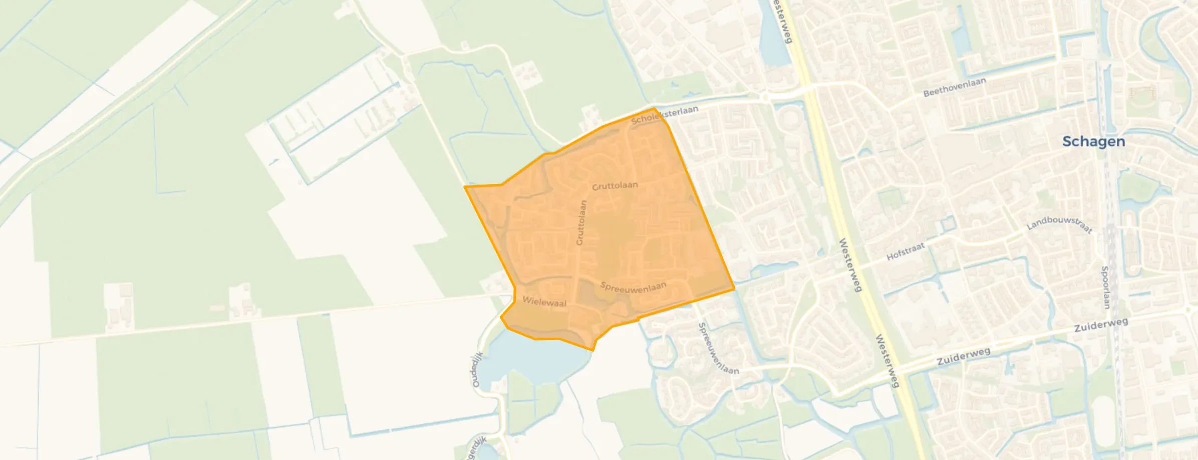 Buurt Waldervaart-Noordwest, Schagen