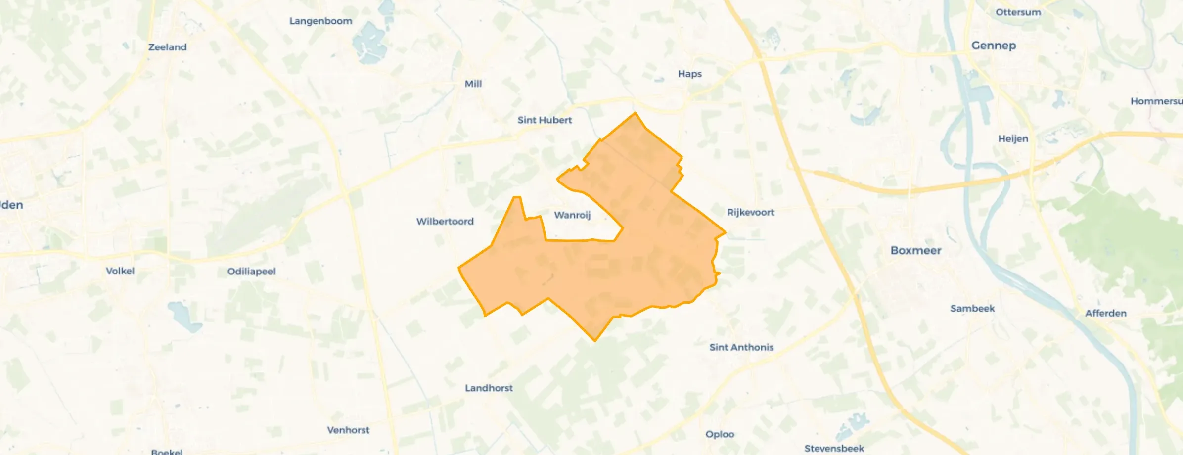 Buurt Wanroij’s Broek buitengebied, Wanroij