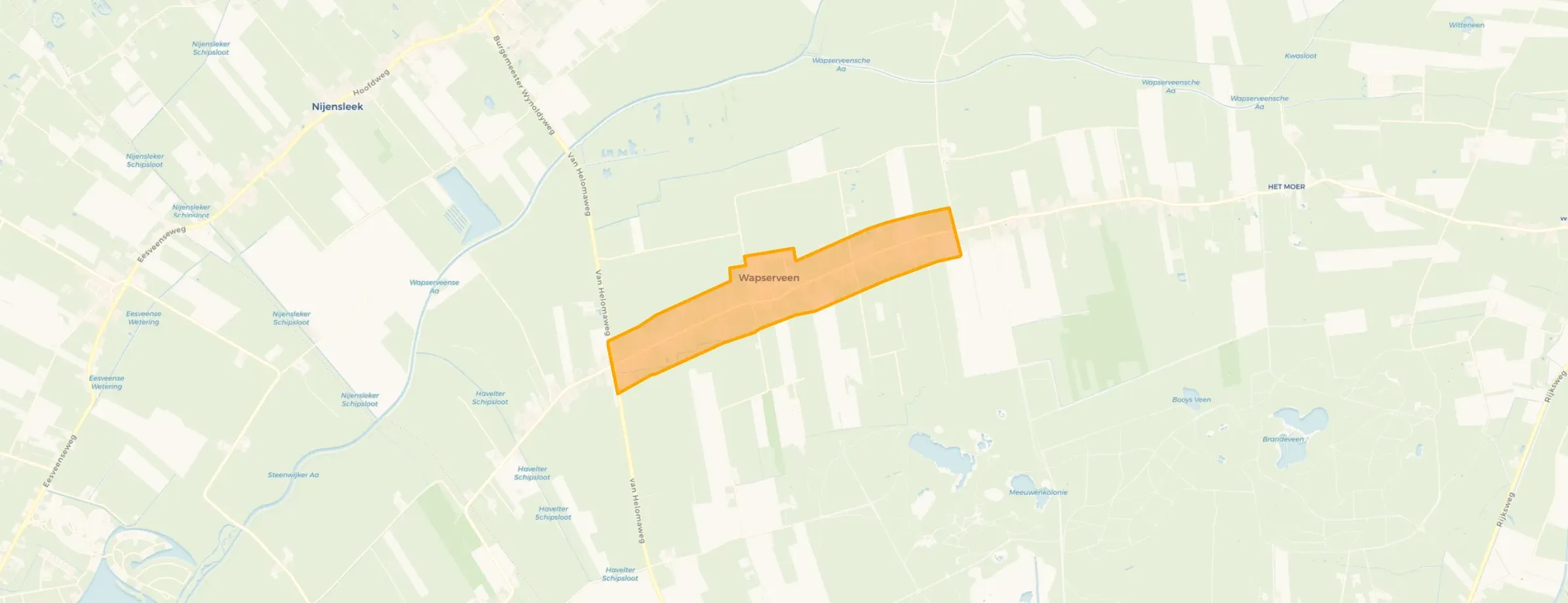 Buurt Wapserveen midden, Wapserveen