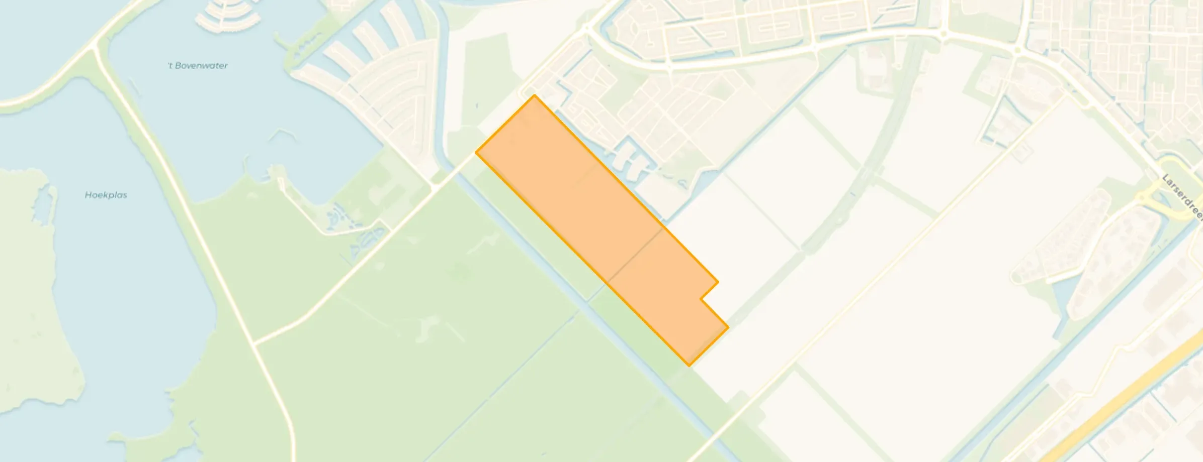 Kaart van Warande West