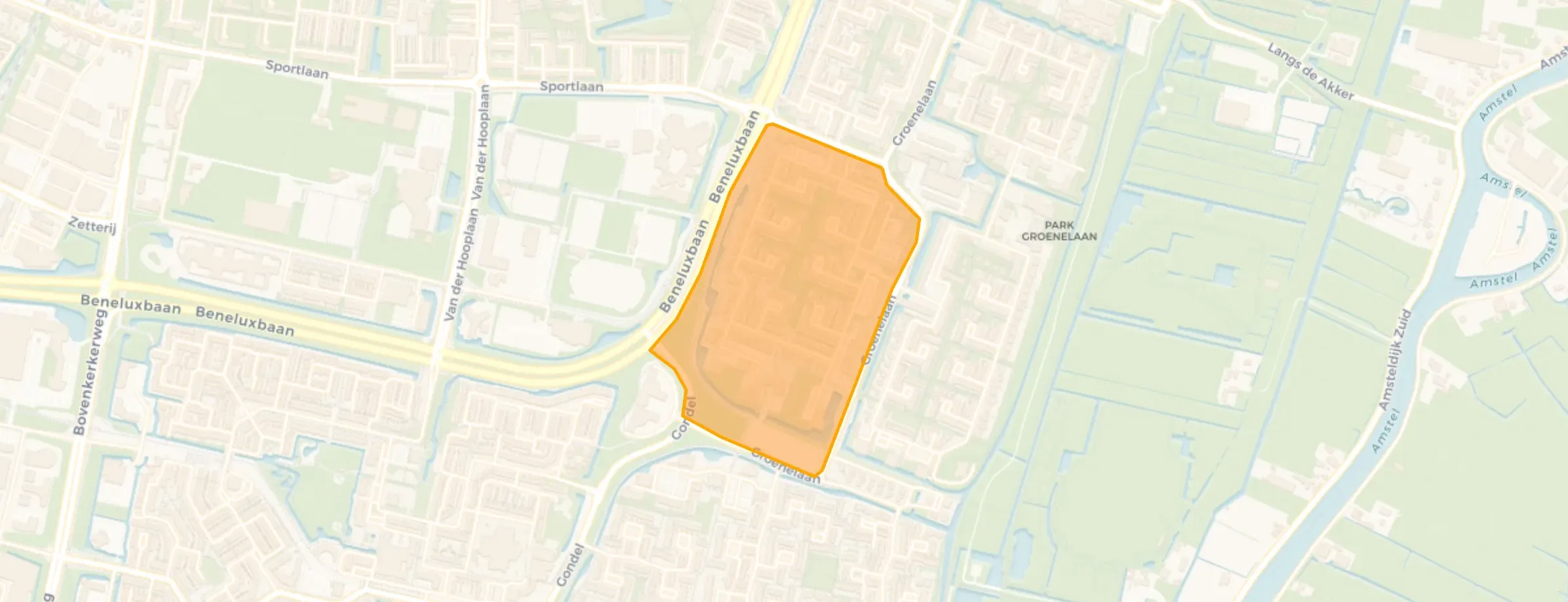 Buurt Watercirkelbuurt, Amstelveen