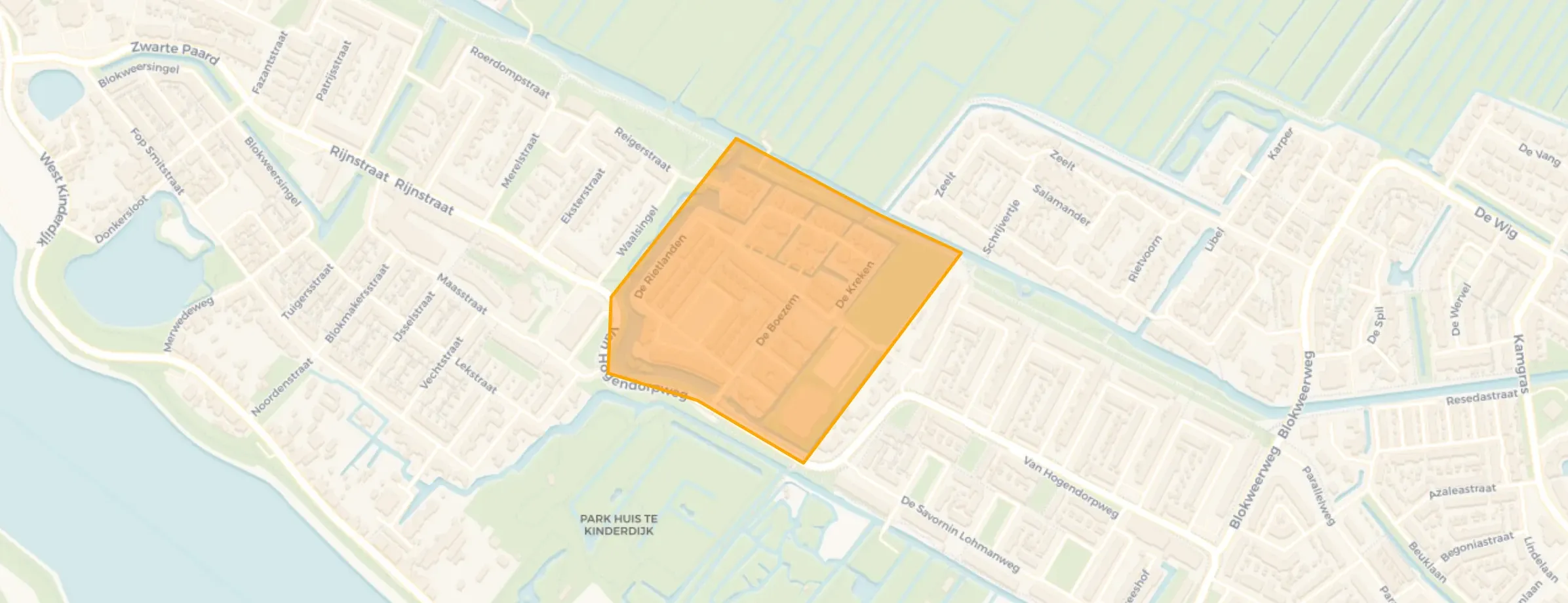 Kaart van Waterland