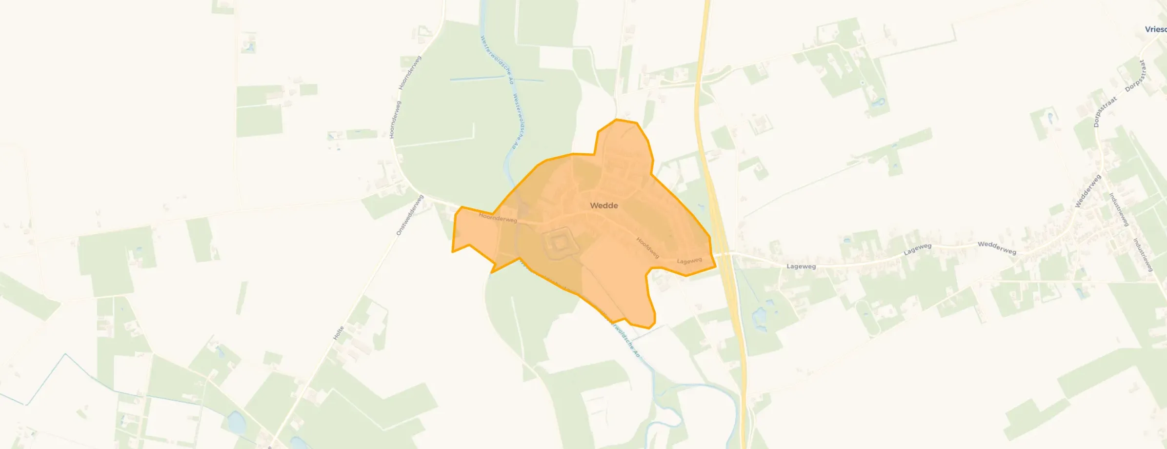 Buurt Wedde, Wedde