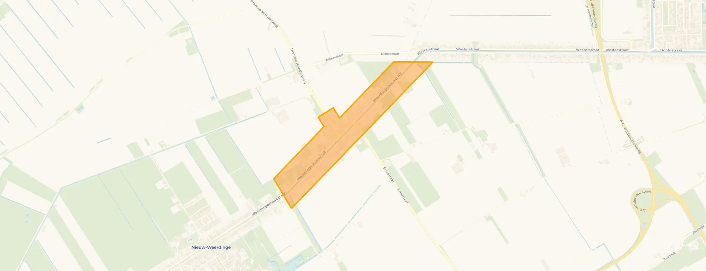 Buurt Weerdingerkanaal, Nieuw-Weerdinge
