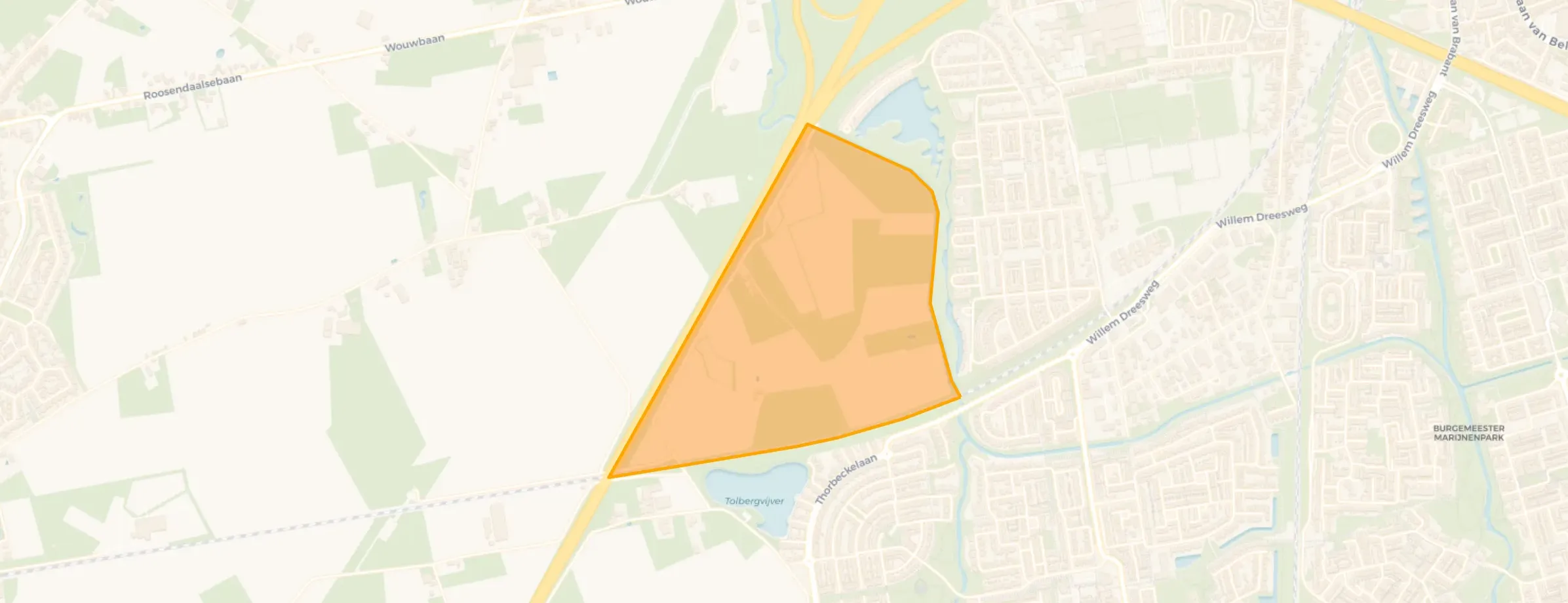 Kaart van Weihoek-West