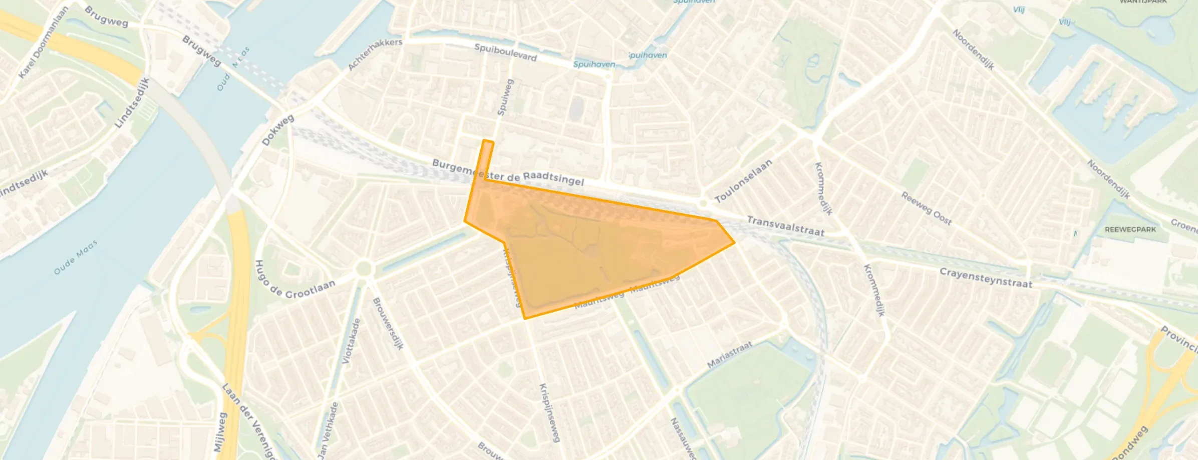 Kaart van Weizigtpark