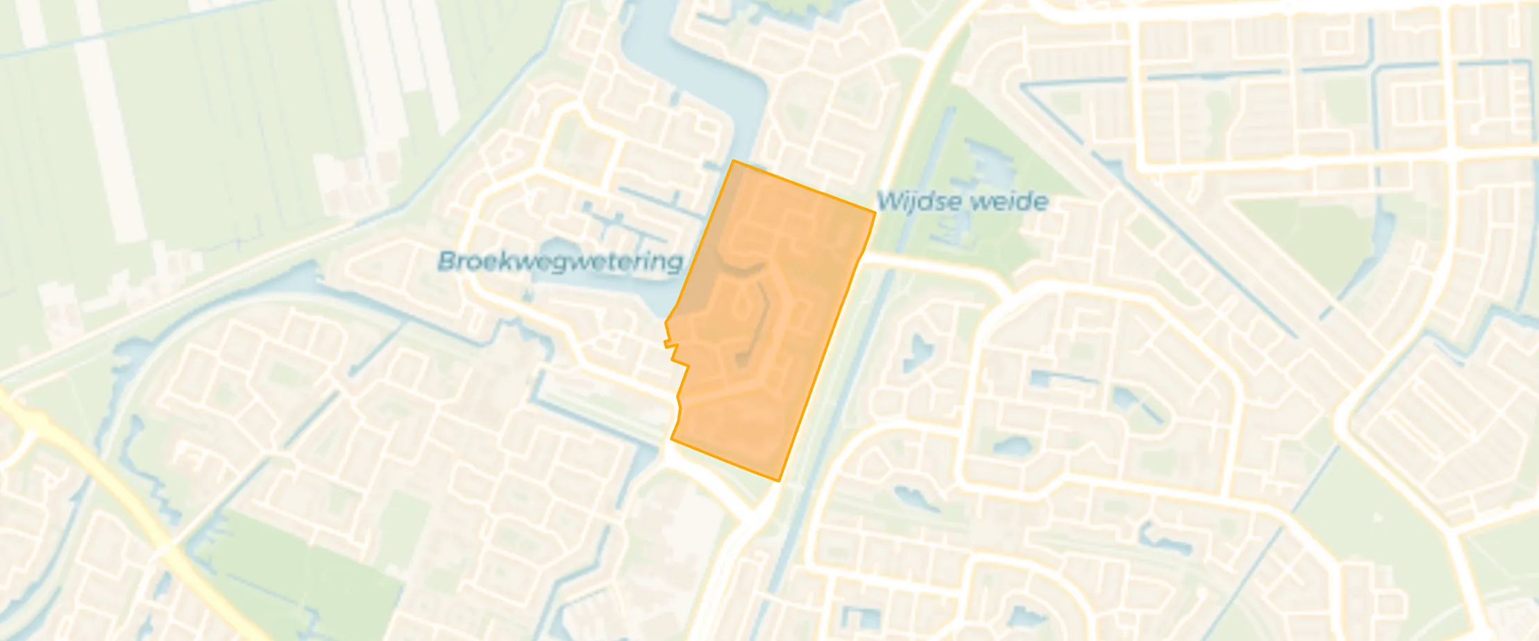 Map of Wervenbuurt