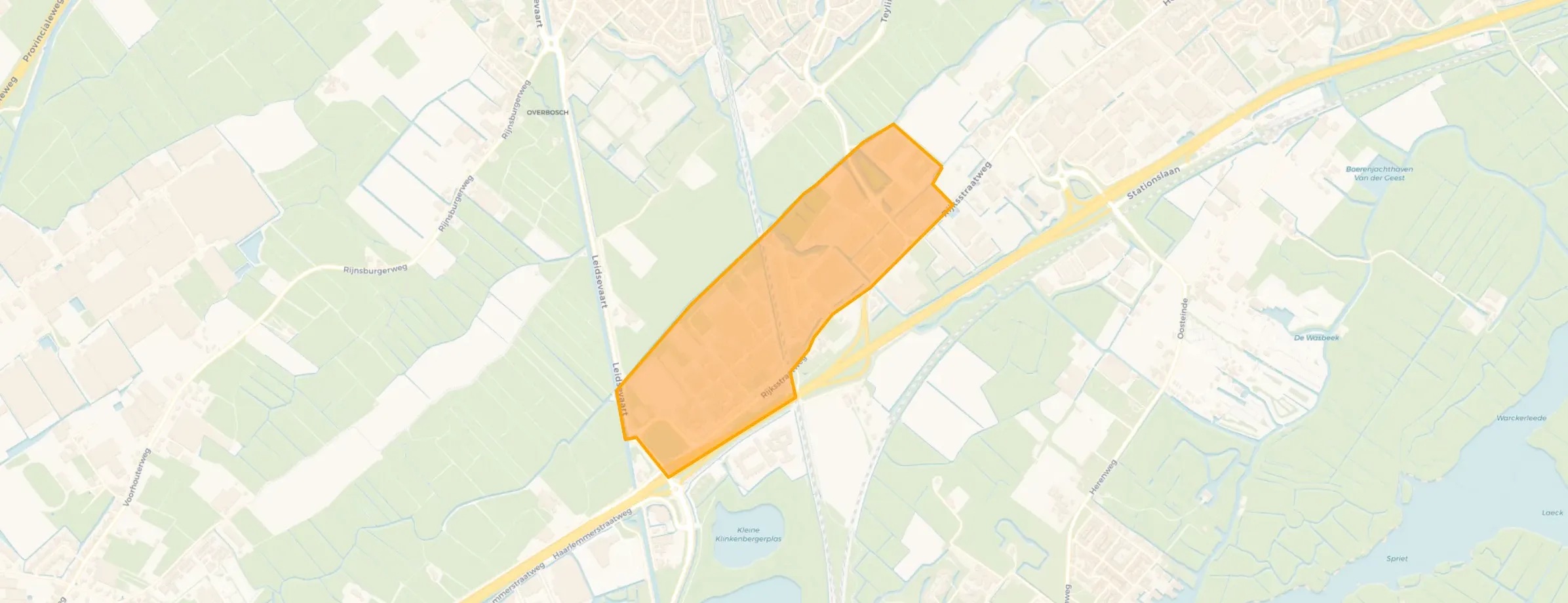 Kaart van Wetenschapsbuurt