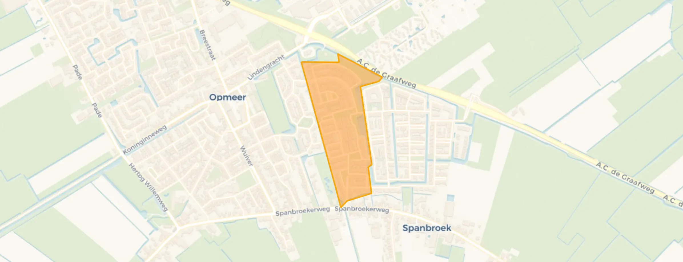 Buurt Wijde Klaver Oost, Spanbroek
