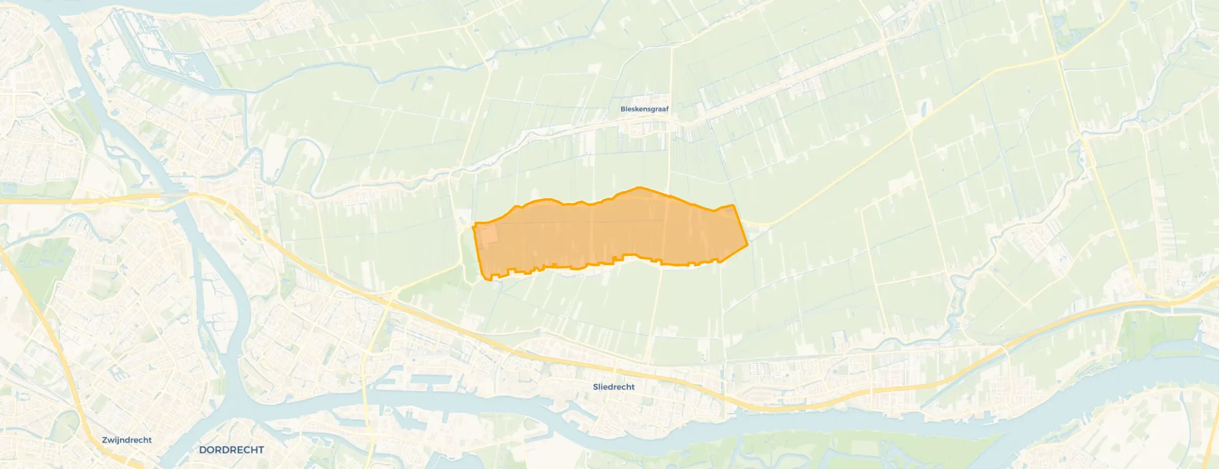Kaart van Wijngaarden-Buitengebied