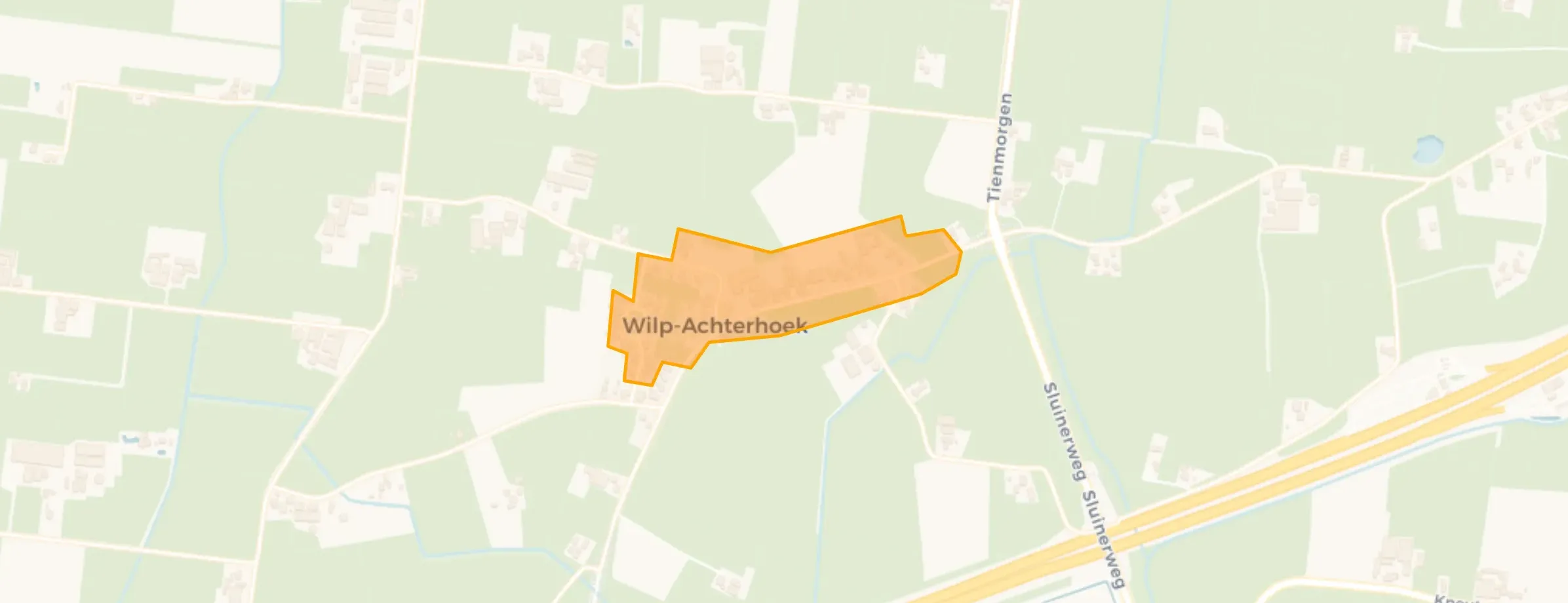 Kaart van Wilp-Achterhoek