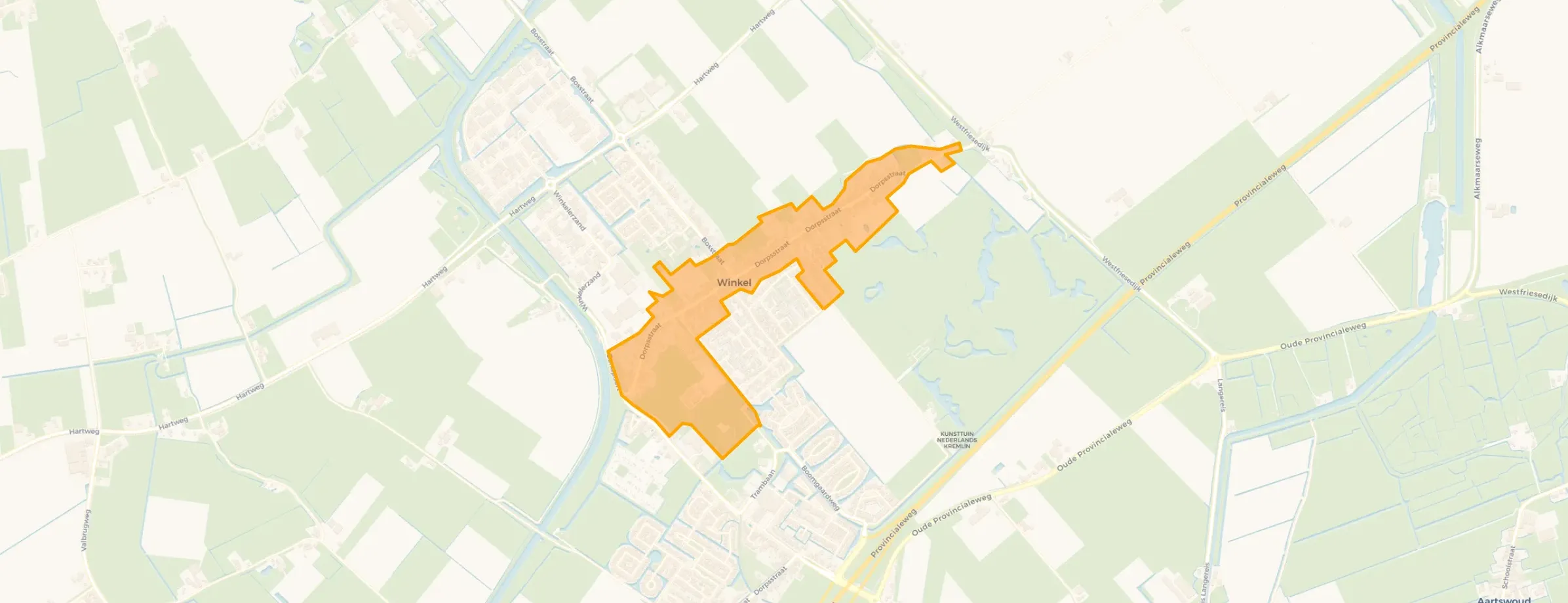 Buurt Winkel Dorpsstraat en omgeving, Winkel