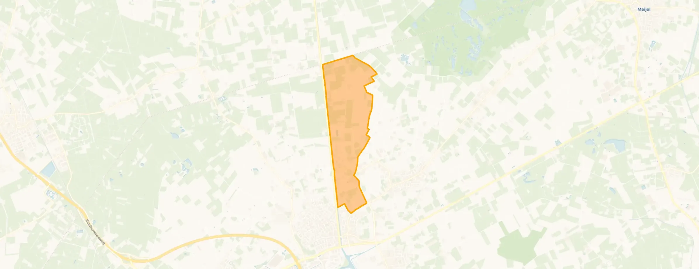 Kaart van Winnerstraat-Eindhovensebaan