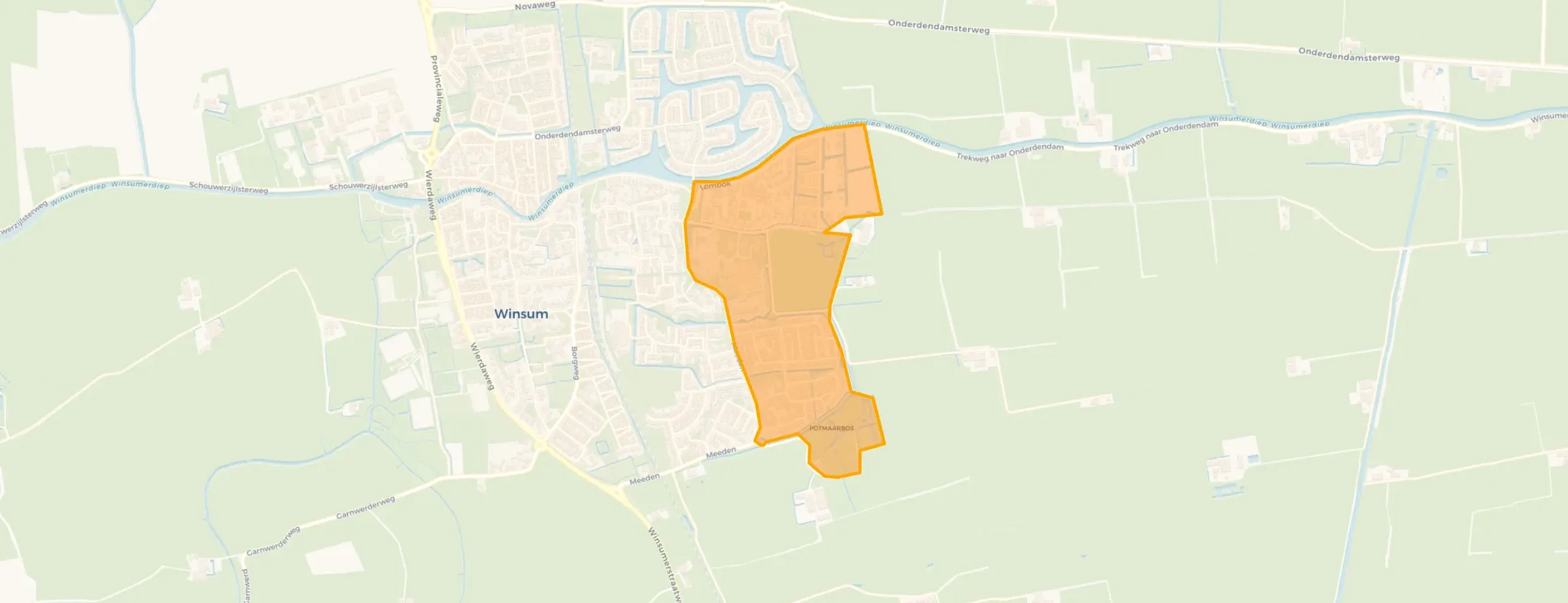 Buurt Winsum Zuid - Oost, Winsum (Gr)