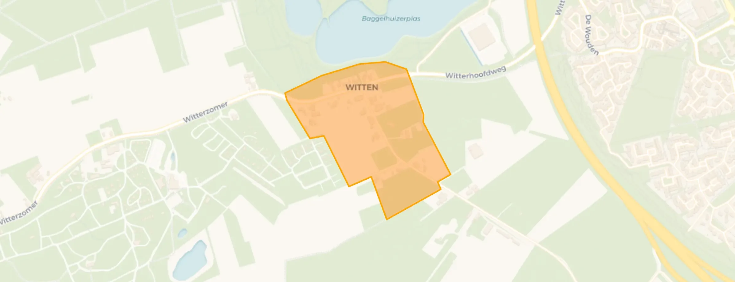 Kaart van Witten
