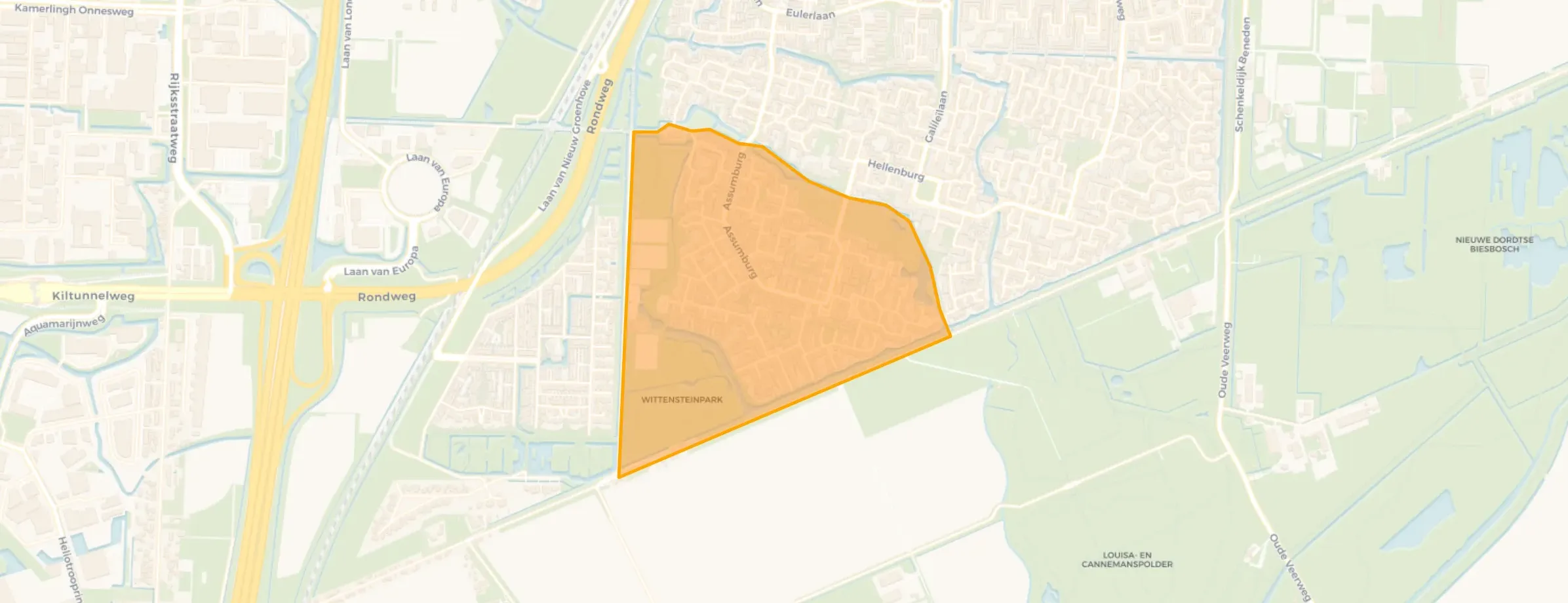Buurt Wittenstein en omgeving, Dordrecht