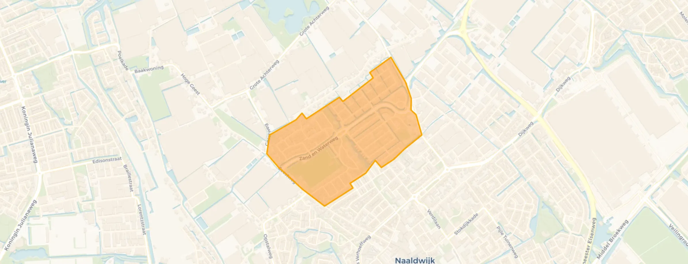Kaart van Woerdblok