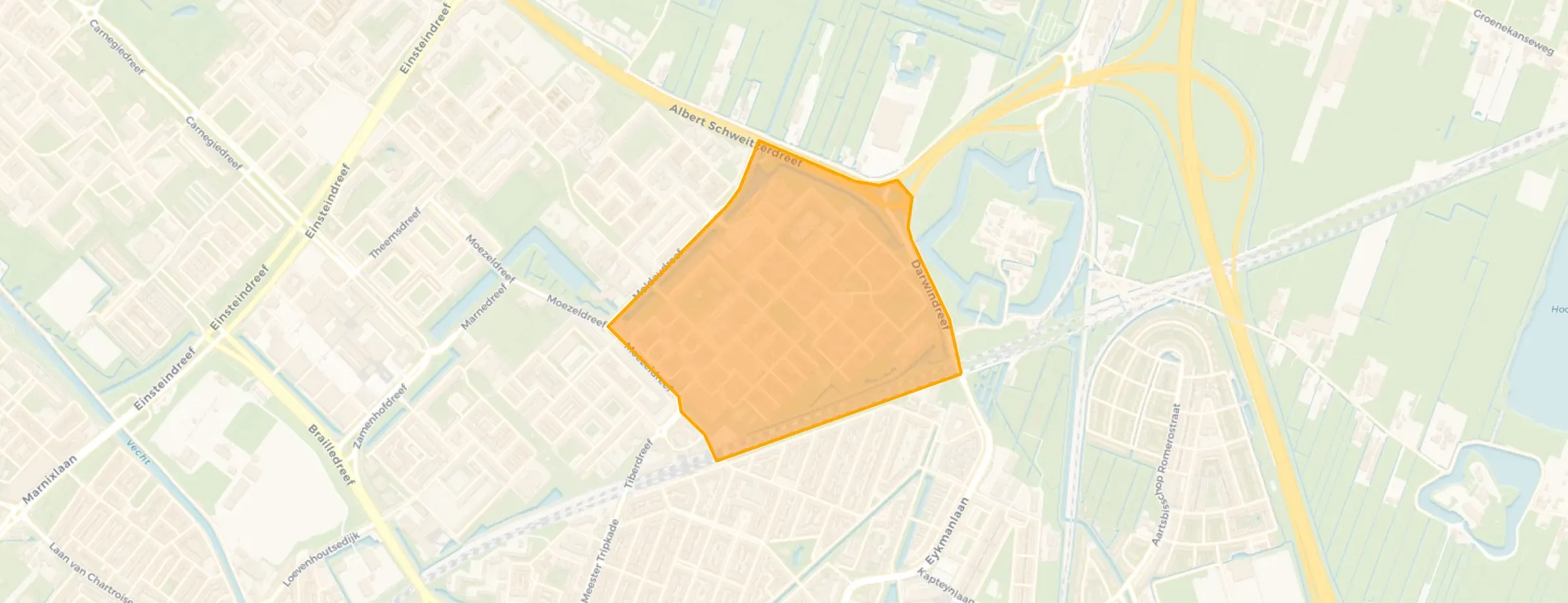 Wolga- en Donaudreef en omgeving