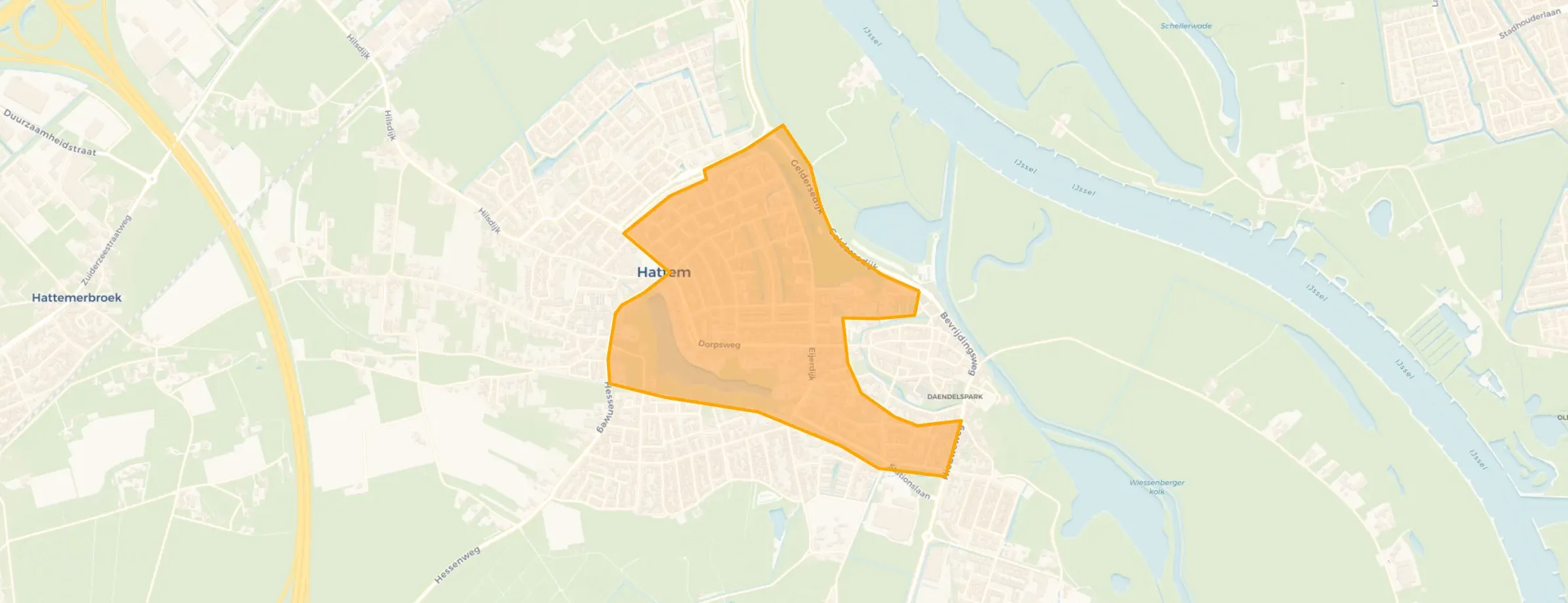 Buurt Zandkamp en omgeving, Hattem
