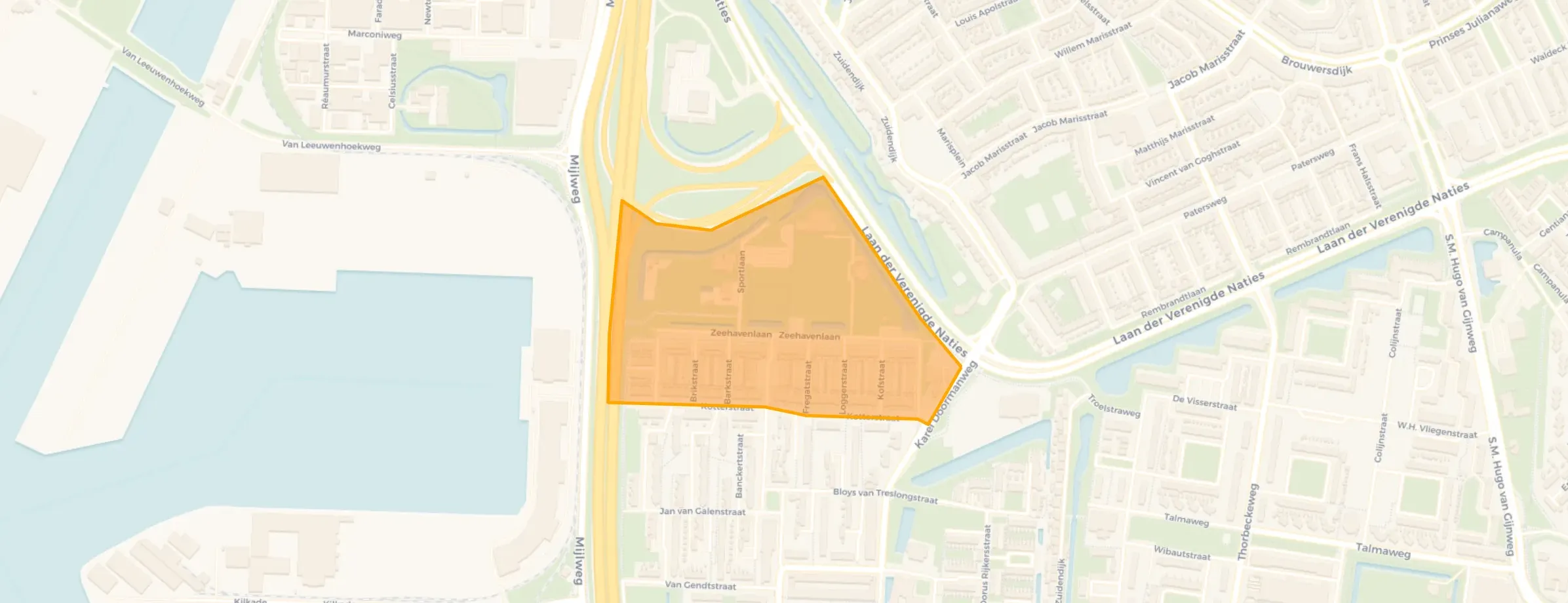 Buurt Zeehavenlaan en omgeving, Dordrecht