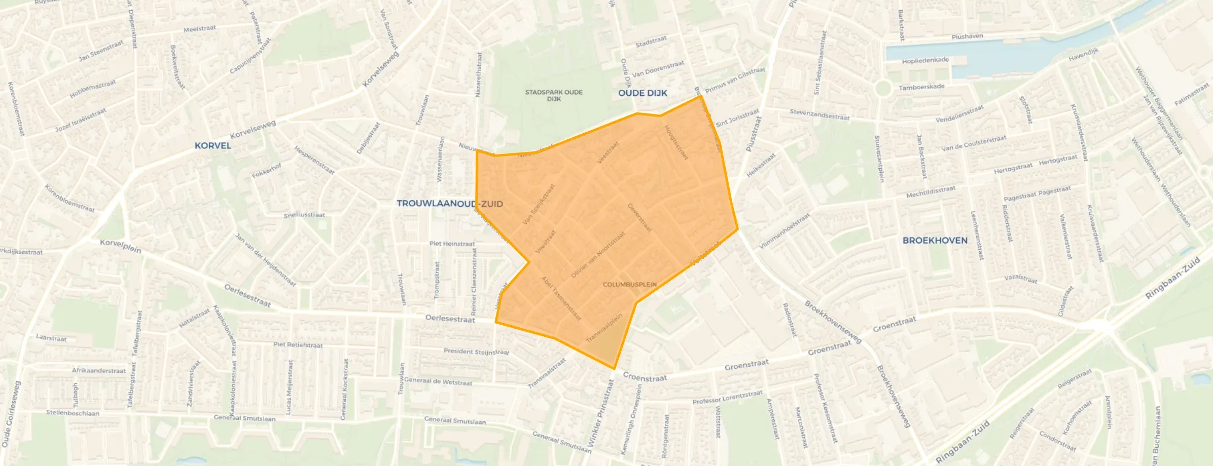 Buurt Zeeheldenbuurt, Tilburg