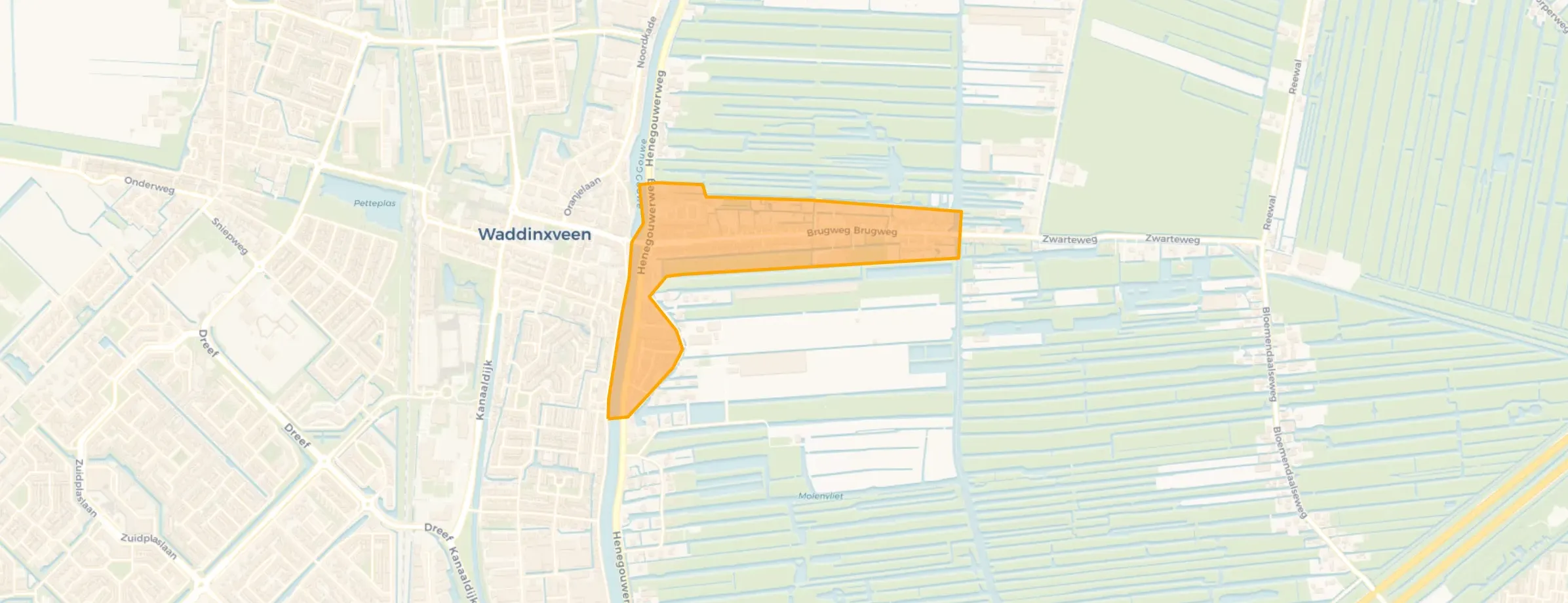 Buurt Zeeheldenbuurt, Waddinxveen